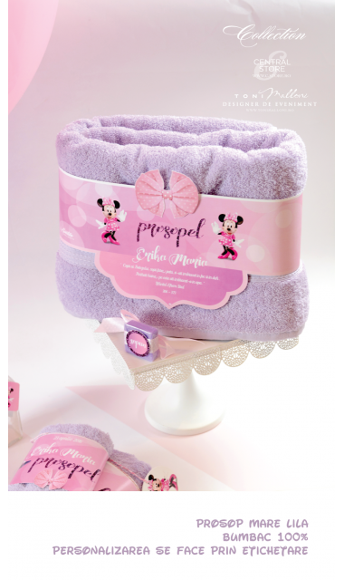 Trusou de botez pentru fetite de inspiratie Disney cu Minnie Mouse, Lily  9